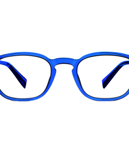 Burroughs Eyeglasses In Marina Blue For Men