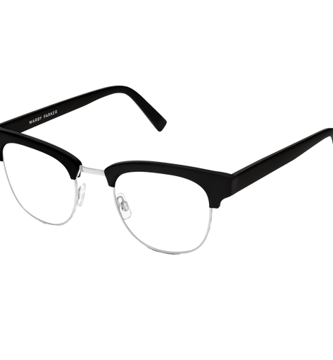 Hayes Eyeglasses In Jetblack For Men