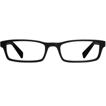 Sibley Eyeglasses In Jet Black For Men